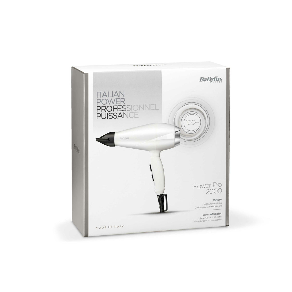 EAN 3030050154832 - BaByliss 6704WE secador 2000 W Negro, Blanco imagen 6