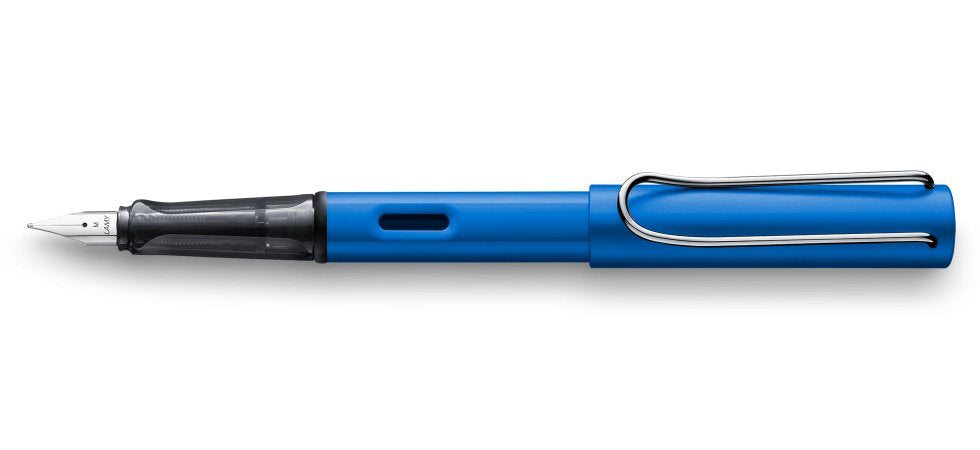 Lamy Pluma Estilográfica Al-Star Oceanblue 028m Punta Media Tinta Azul Color Azul