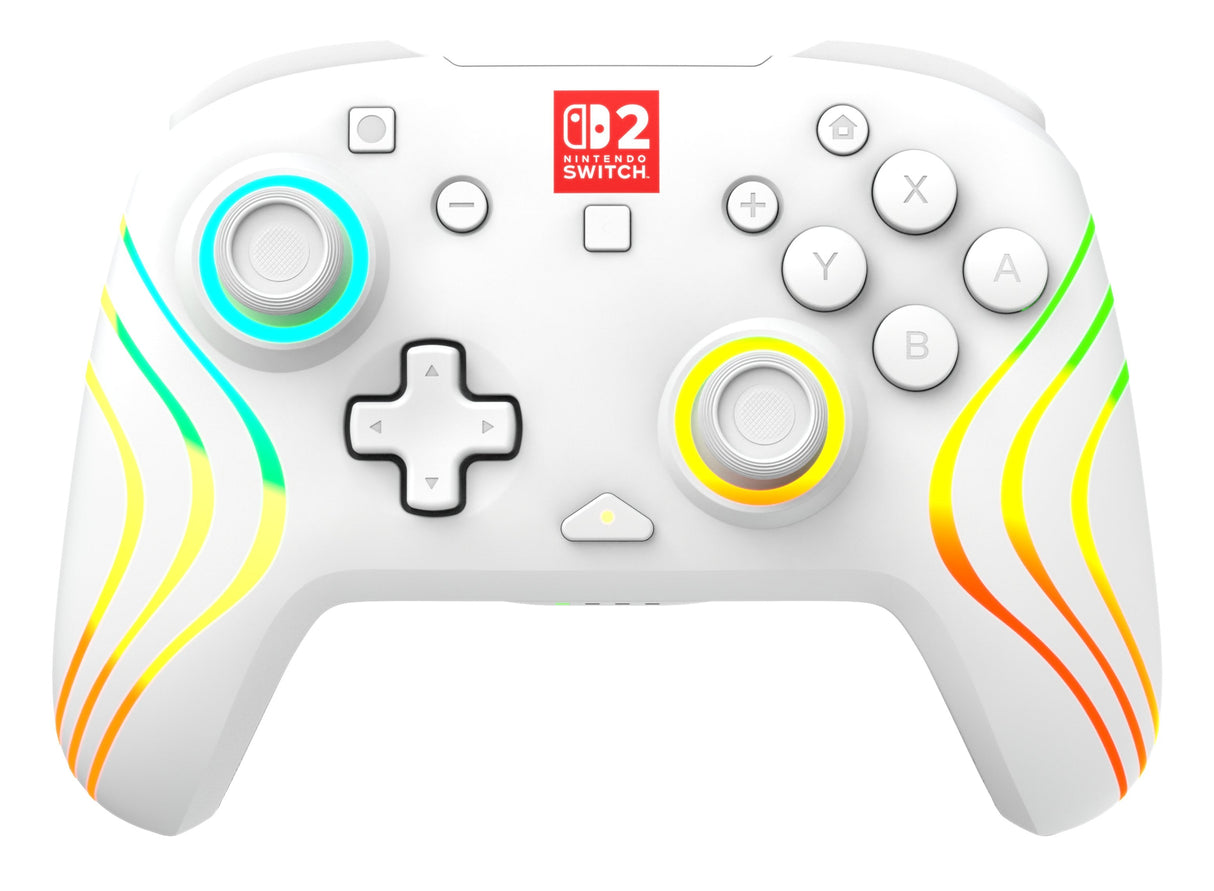 Turtle Beach Afterglow Blanco Mando De Juego Rgb Inalámbrico Para Nintendo Switch 2