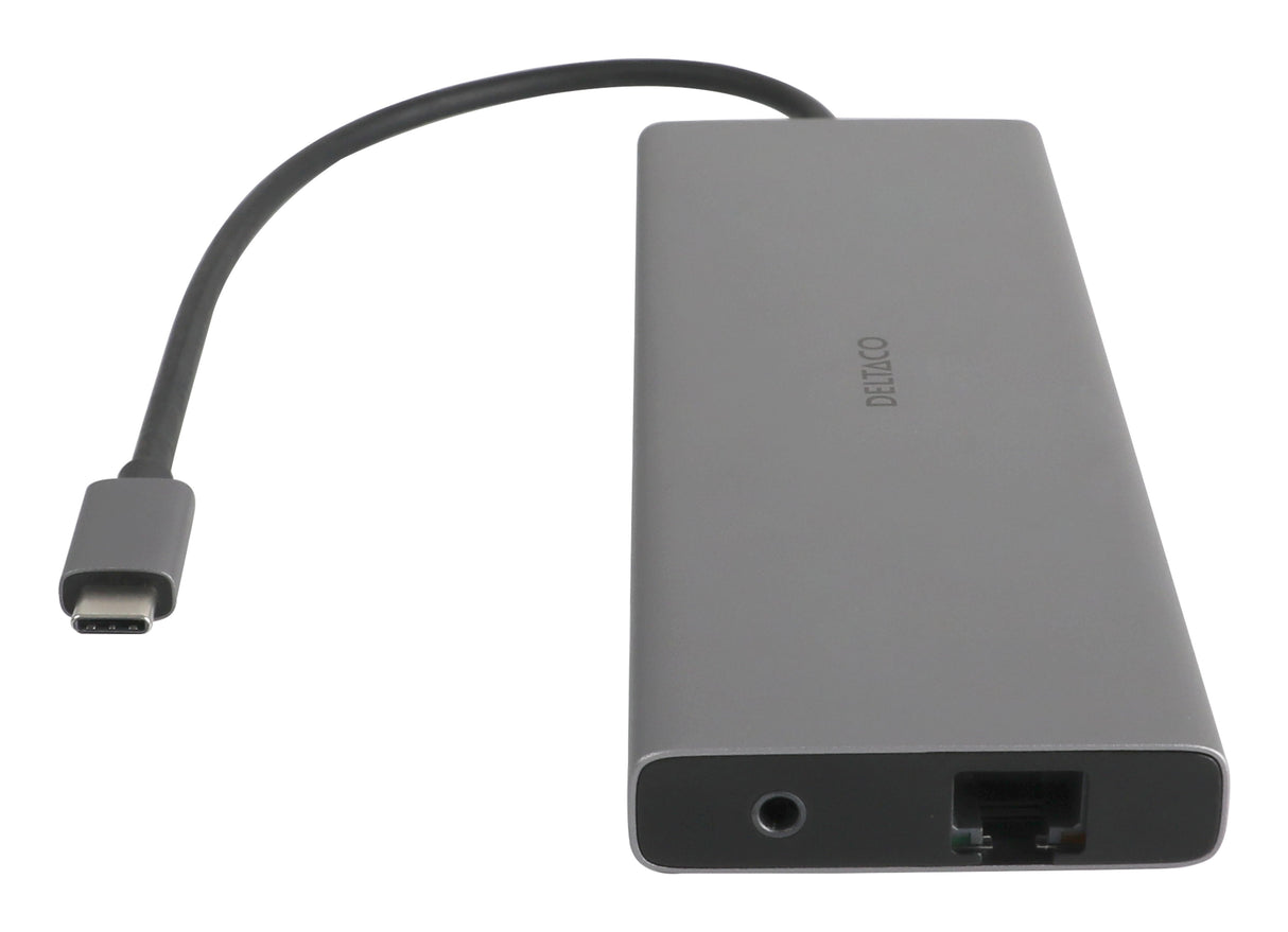 EAN 7333048060624 - Deltaco USBC-HDMI27 base para portátil y replicador de puertos USB Tipo C Plata imagen 5