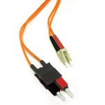C2g Low-Smoke Zero-Halogen Cable De Interconexión Lc De Modos Múltiples (M) A Modo Múltiple Sc (M) 2 M 2 M Fibra Óptica 62 5/125 Micras Naranja