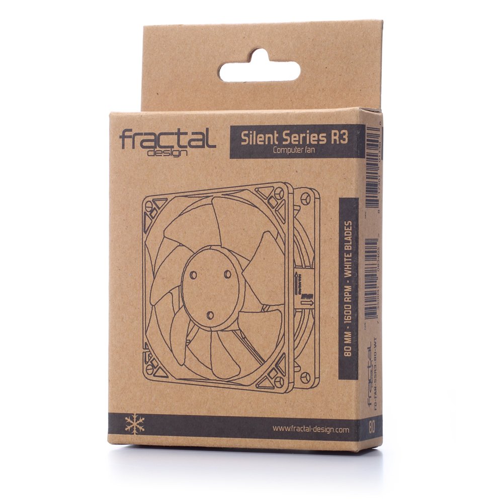 EAN 7350041083405 - Fractal Design Silent Series R3 80 mm Carcasa del ordenador Ventilador 8 cm Negro, Blanco imagen 4