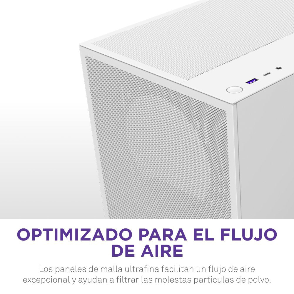 EAN 5056547205847 - NZXT H5 Flow Midi Tower Blanco imagen 9