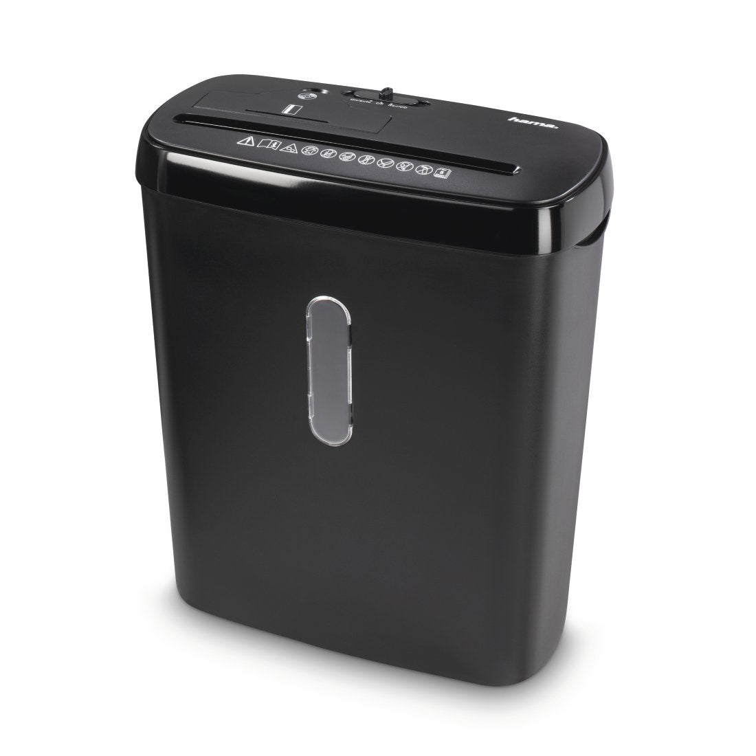 EAN 4007249505422 - Hama Basic S8CD triturador de papel Corte en tiras 70 dB 22 cm Negro imagen 1