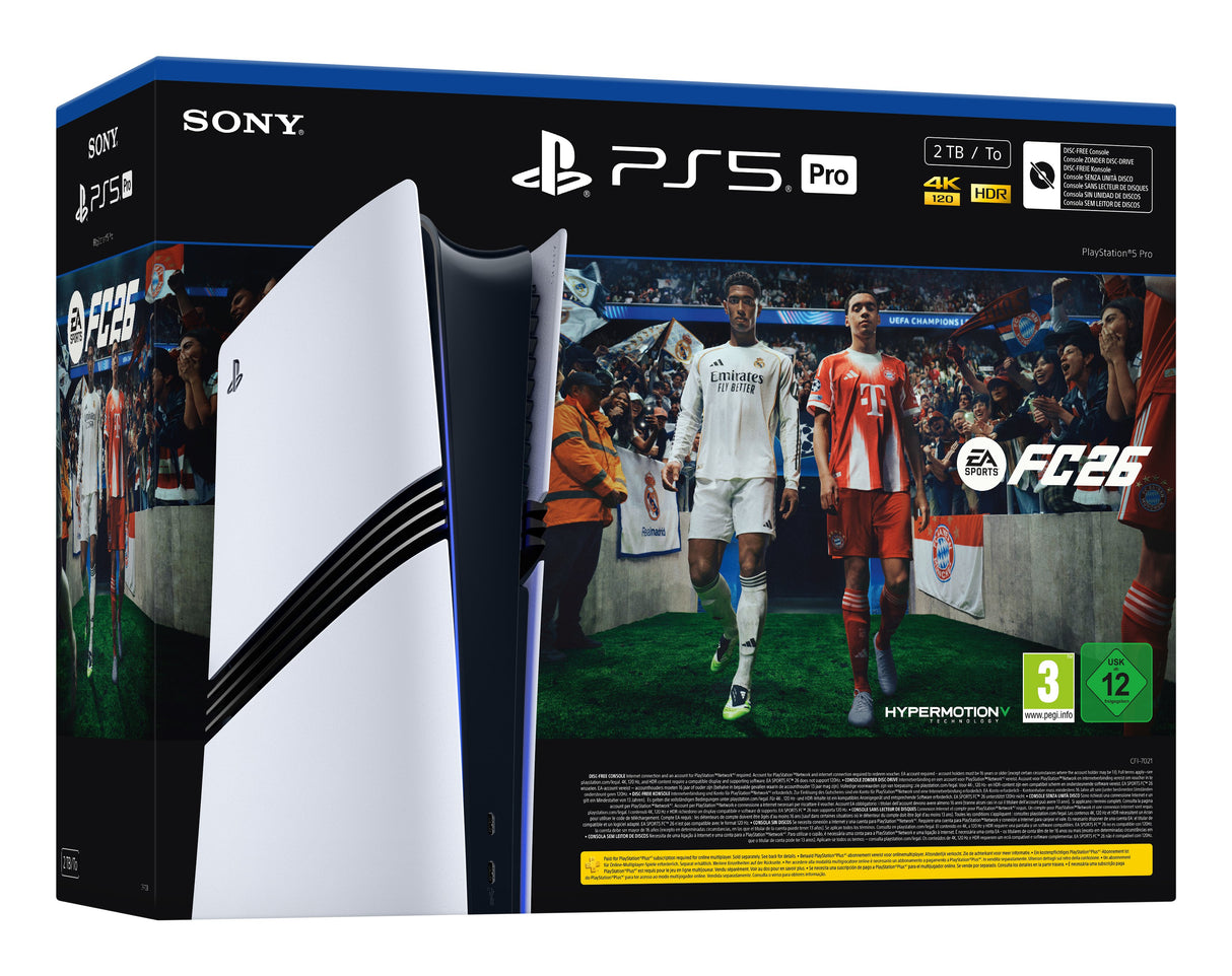 EAN 711719024118 - Sony PlayStation 5 Pro + EA Sports FC 26 Bundle Wifi Negro, Blanco imagen 3