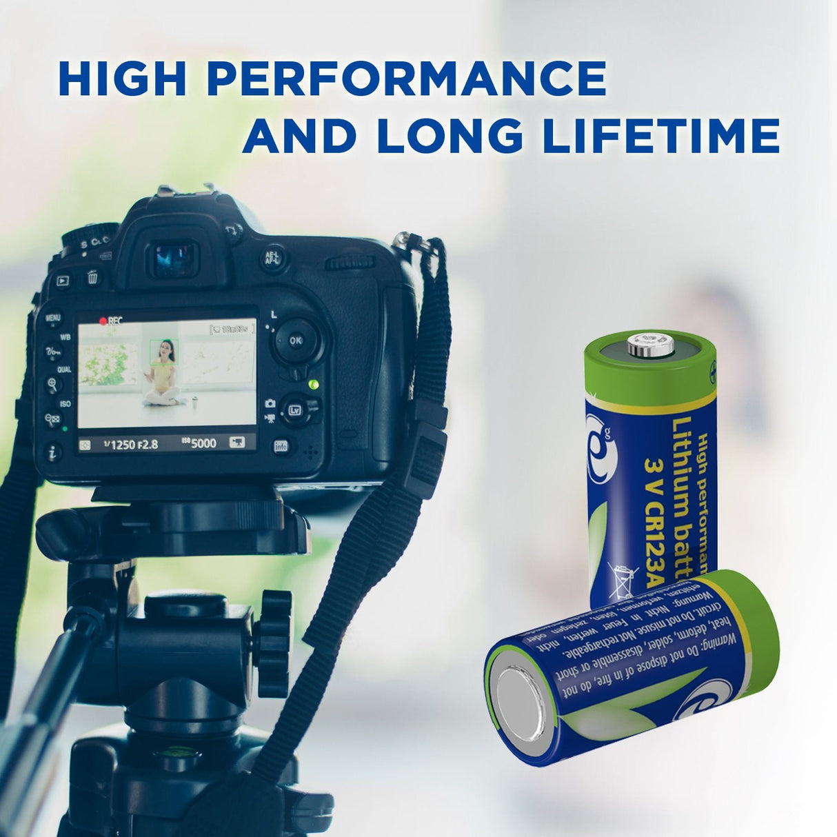 Gembird Eg-Ba-Cr123-01 Energenie Lithium Cr123 Battery, 3v, Blister