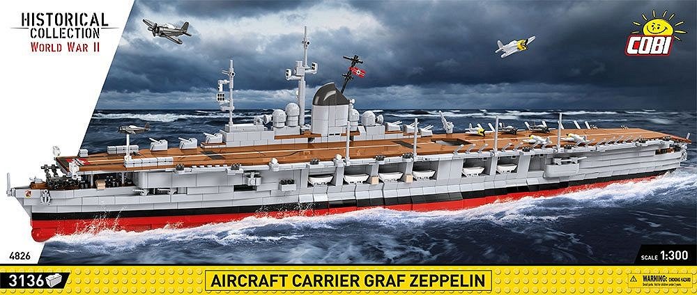 Cobi Colección Histórica: Portaaviones Graf Zeppelin 4826