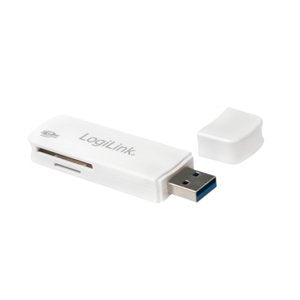 Lector De Tarjetas Externo Logilink Cr0034a Blanco Usb 3.2 Gen 1 (3.1 Gen 1)