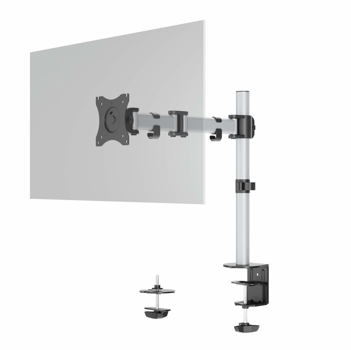 EAN 4005546734989 - Durable 509423 soporte para monitor 68,6 cm (27") Pared Plata imagen 1
