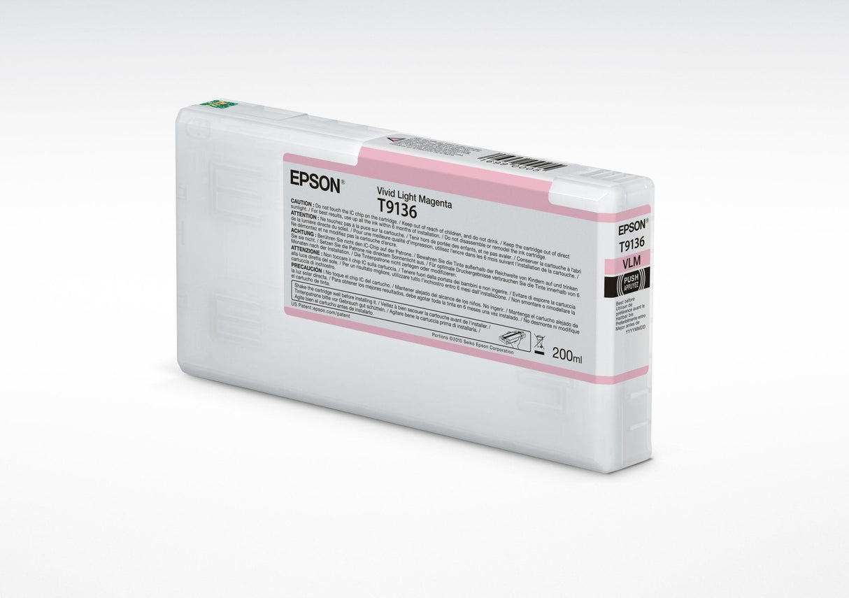 EAN 0010343929999 - Epson T9136 cartucho de tinta 1 pieza(s) Original Rendimiento estándar Magenta claro vivo imagen 1
