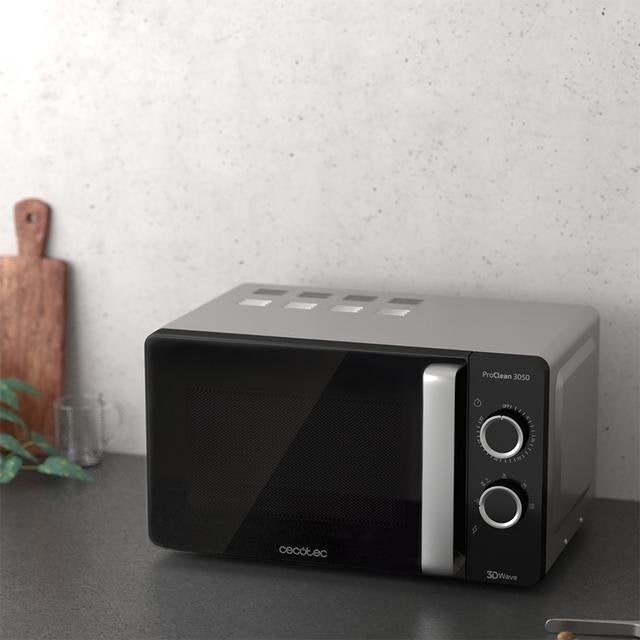 EAN 8435484015288 - Cecotec 01528 microondas Negro Solo microondas Encimera 20 L 700 W imagen 3