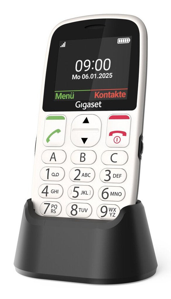 EAN 4255781906140 - Gigaset GL395 5,59 cm (2.2") 90 g Blanco Teléfono para personas mayores imagen 8