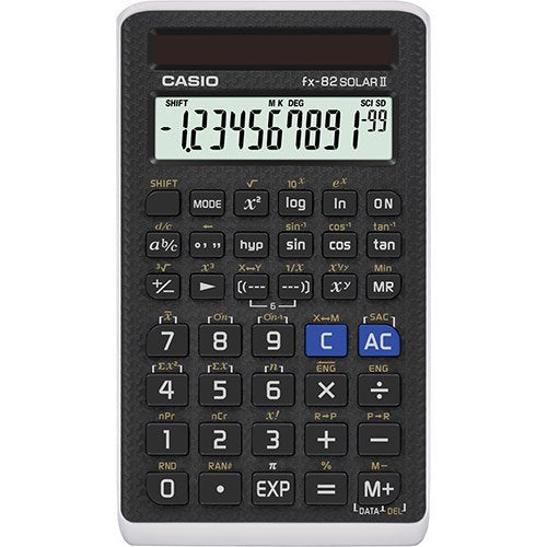 Calculadora Casio Fx-82solar Iil Científica Negro
