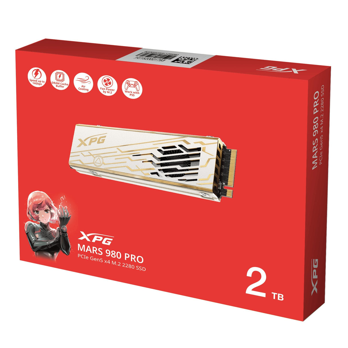 EAN 4711085949431 - ADATA MARS 980 PRO 2 TB M.2 PCI Express 5.0 NVMe 3D NAND imagen 6