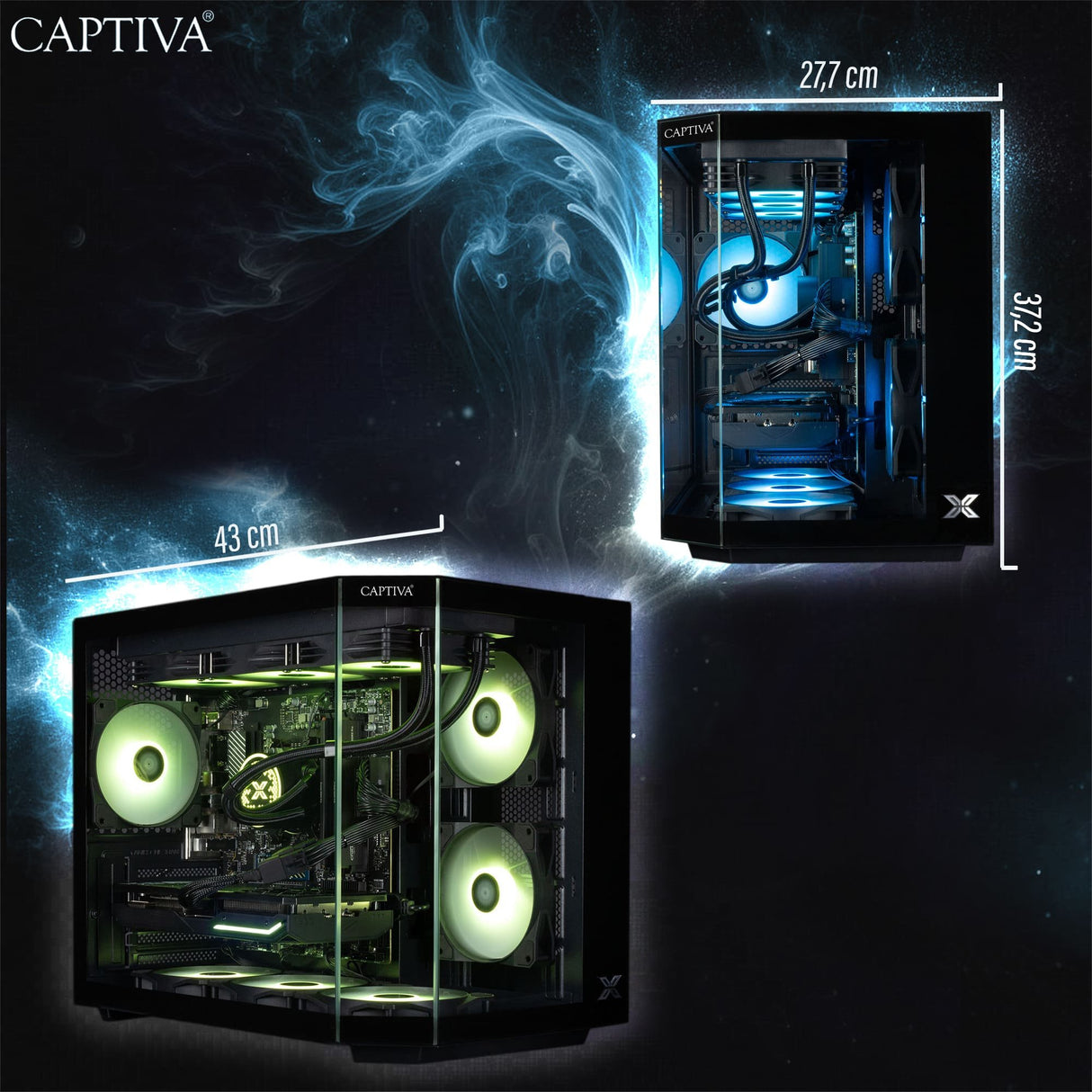 EAN 4046373901663 - CAPTIVA Highend Gaming R90-166 AMD Ryzen™ 7 7800X3D 32 GB DDR5-SDRAM 2 TB SSD NVIDIA GeForce RTX 5070 Win imagen 1