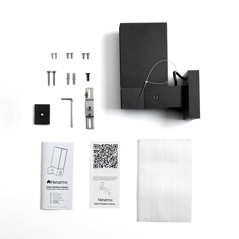 Netatmo Smarte Aussenkamera Schwarz (De)