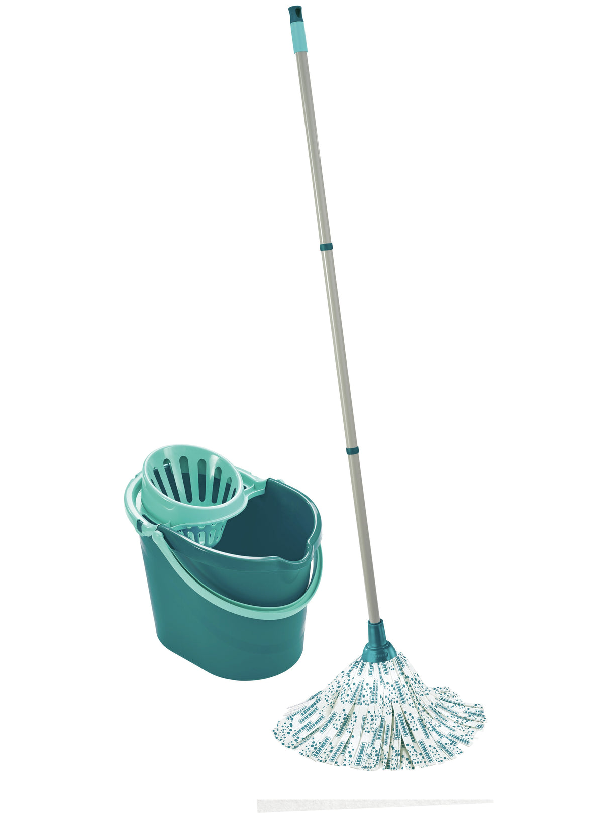 Fregona Leifheit 56792 Metal, Plástico, Viscosa Turquesa, Blanco