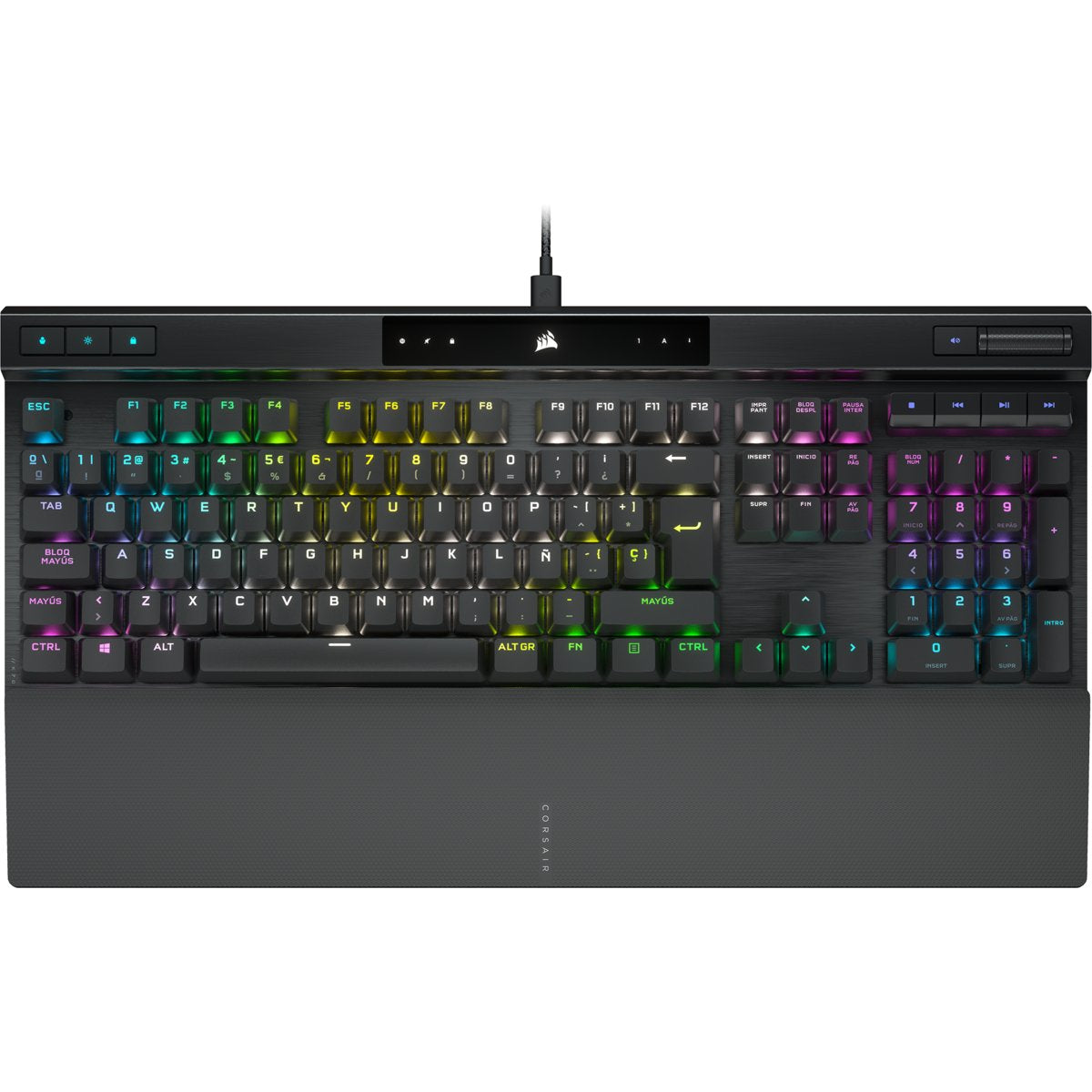 Teclado Español Corsair K70 Rgb Pro Mx Red Ch-9109410-Es
