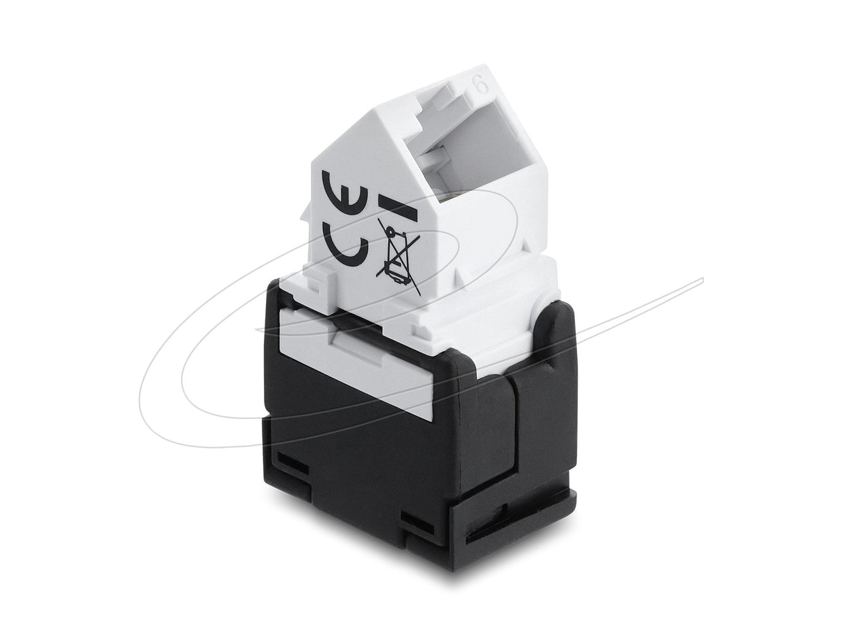 Delock Keystone Modulorj45 Hembra A Lsa Cat.6 45° Angulare Hembra Ungeschirmt