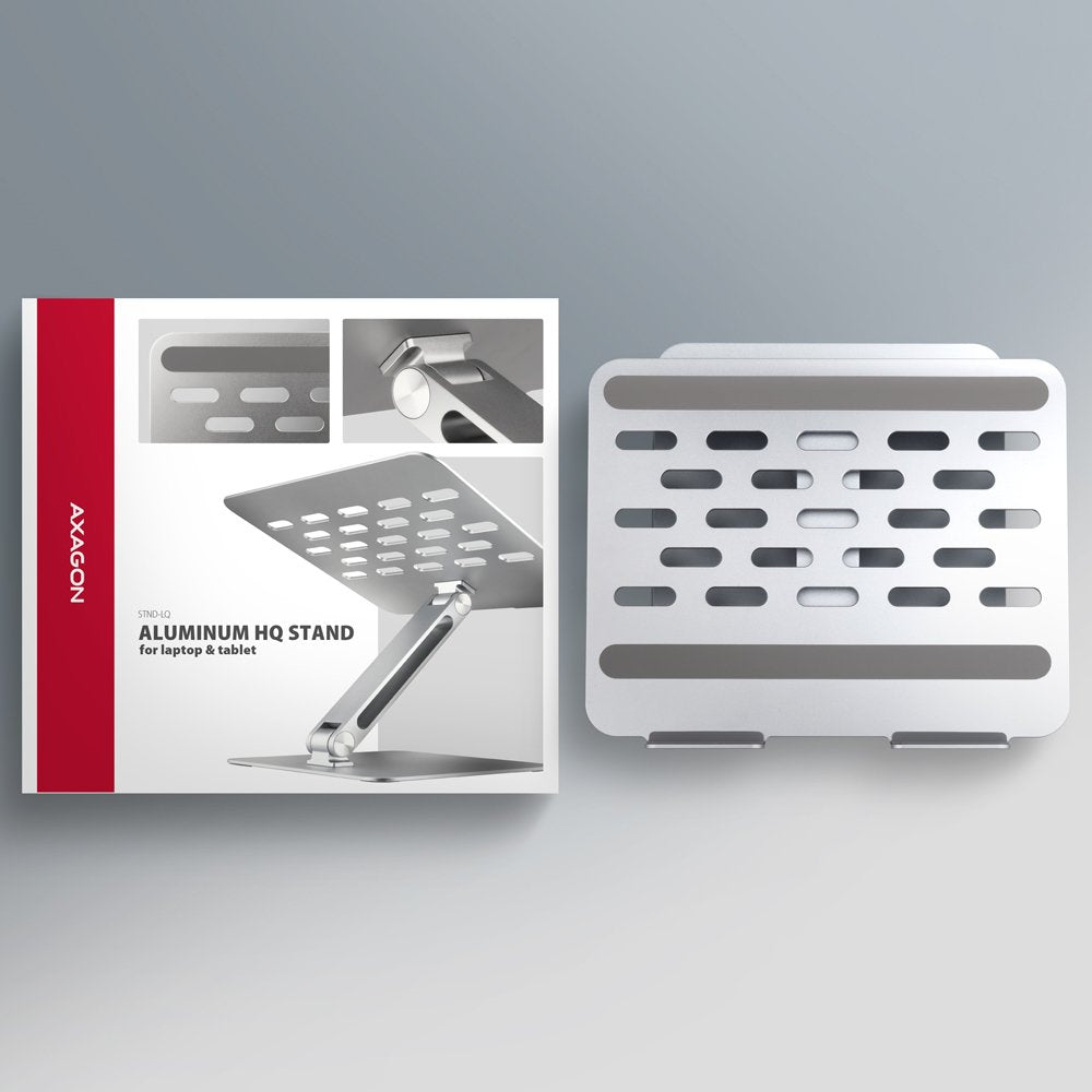 Soporte Axagon Stnd-Lq Gris Para Ordenador Portátil