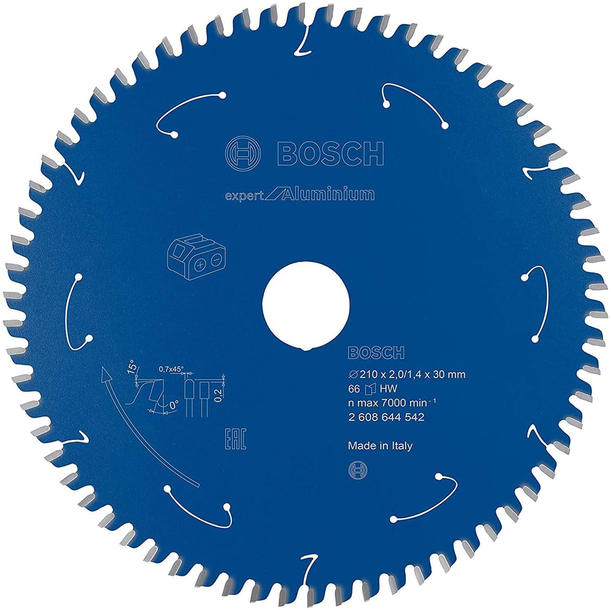 EAN 3165140957724 - Bosch 2608644542 hoja de sierra circular 21 cm 1 pieza(s) imagen 2