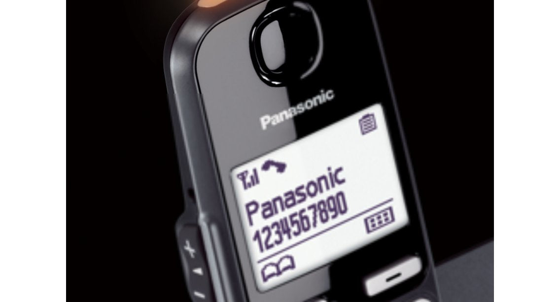 Teléfono Inalámbrico Dect Panasonic Kx-Tge250spb Personas Mayores Negro