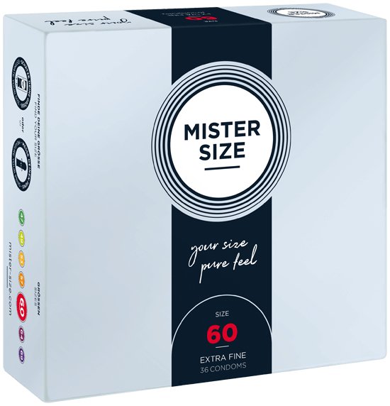Mister Size - Preservativos Talla Xl 60 Mm (36 Unidades)