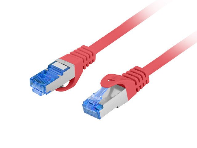 EAN 5901969435085 - Lanberg PCF6A-10CC-0025-R cable de red Rojo 0,25 m Cat6a S/FTP (S-STP) imagen 1