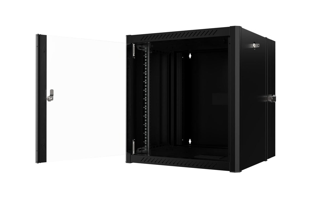 EAN 5715063210574 - Lanview RWP12U45BL-D armario rack 12U Bastidor de pared Negro imagen 3
