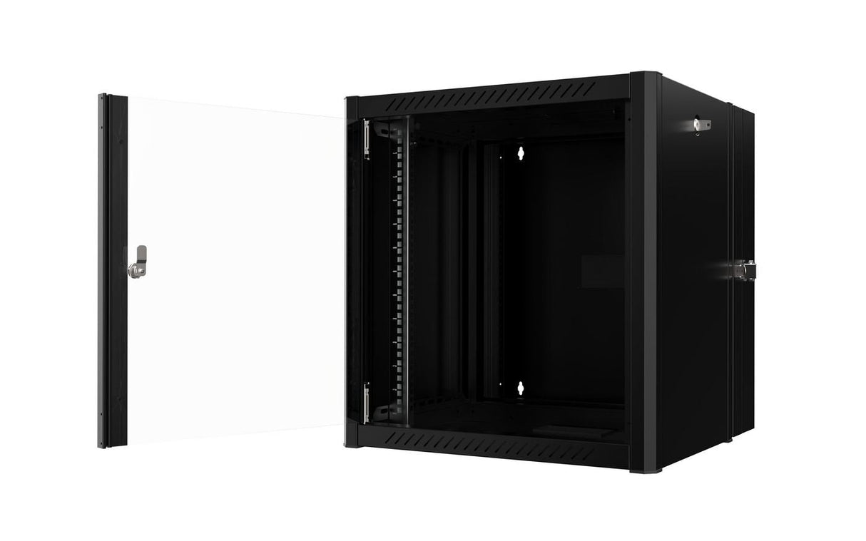 EAN 5715063210574 - Lanview RWP12U45BL-D armario rack 12U Bastidor de pared Negro imagen 3