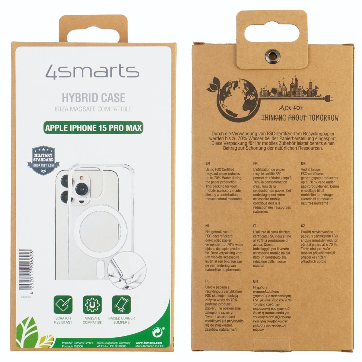 EAN 4252011906635 - 4smarts Ibiza funda para teléfono móvil 17 cm (6.7") Carcasa rígida Transparente imagen 8
