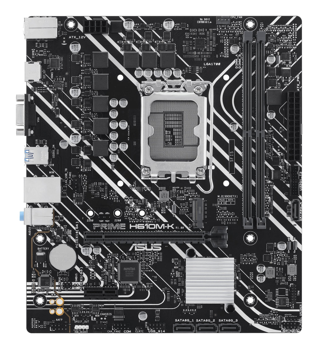 EAN 4711387336328 - ASUS Prime H610M-K Intel H610 LGA 1700 micro ATX imagen 2