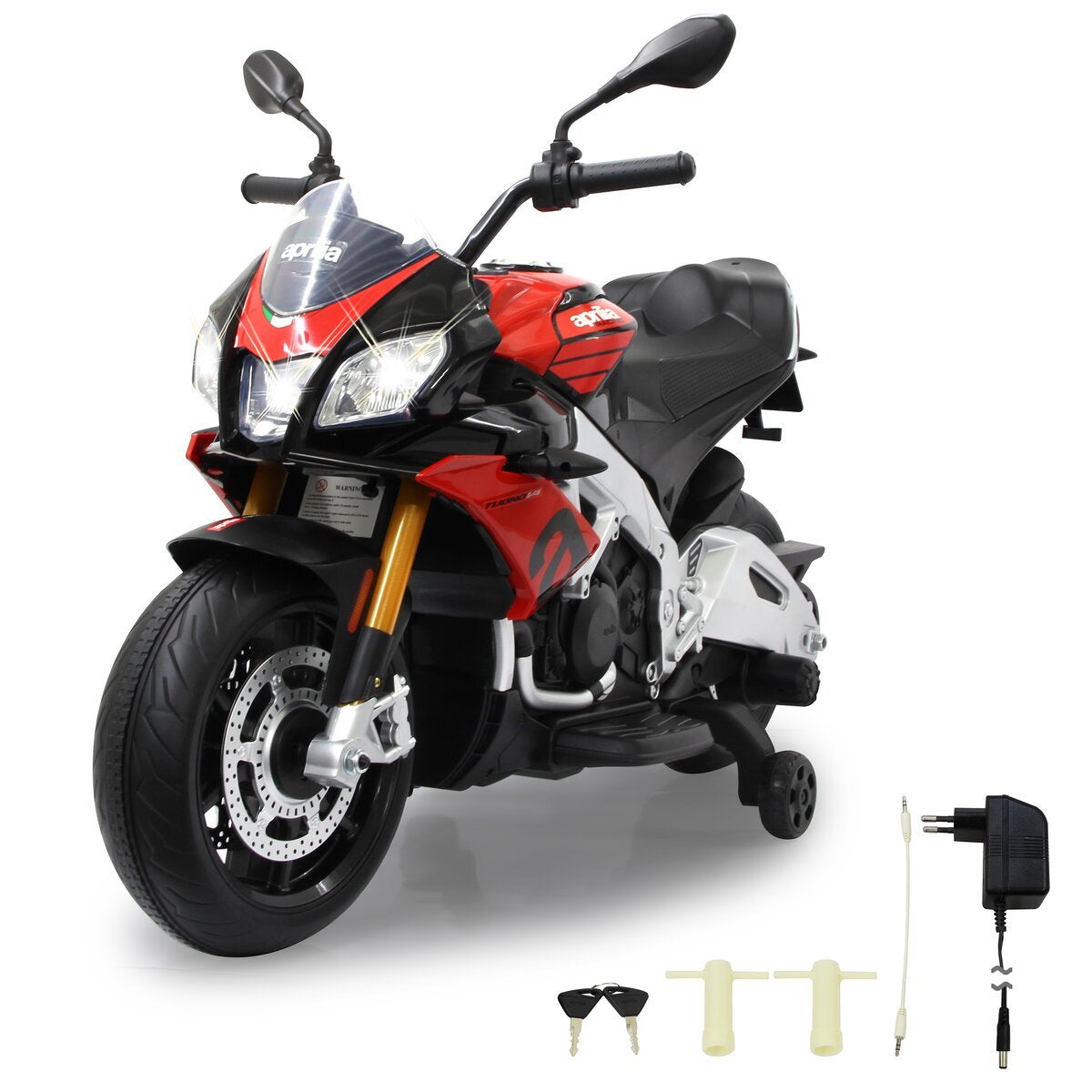 Jamara Ride-On Motorrad Aprilia Tuono 1100 Rr 12v Rojo
