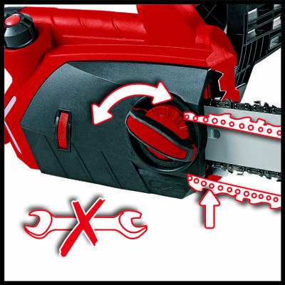 EAN 4006825602524 - Einhell GE-EC 2240 2200 W 7800 RPM Negro, Rojo imagen 2