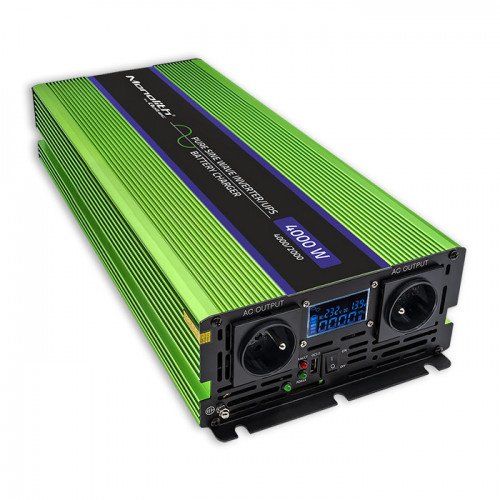 EAN 5901878519432 - Qoltec Monolith adaptador e inversor de corriente Auto 4000 W Verde imagen 1