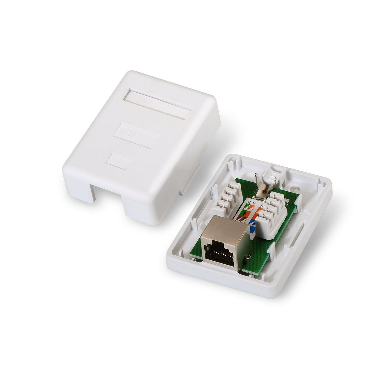 Aisens Roseta De Superficie Rj45 Cat.6 Ftp 1 Toma - Blanco