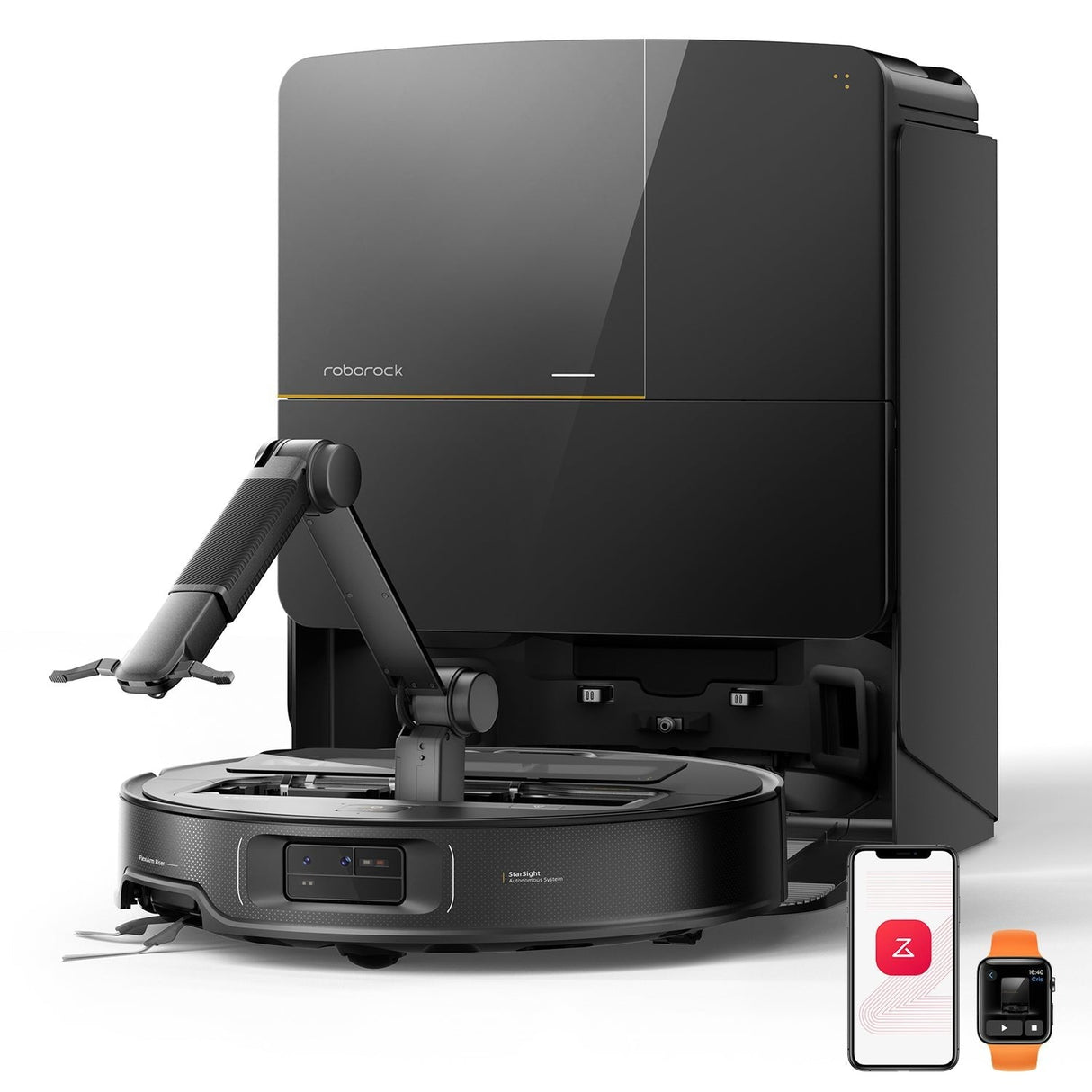 Robot Aspirador Roborock Saros Z70 Sz7052-00 Negro