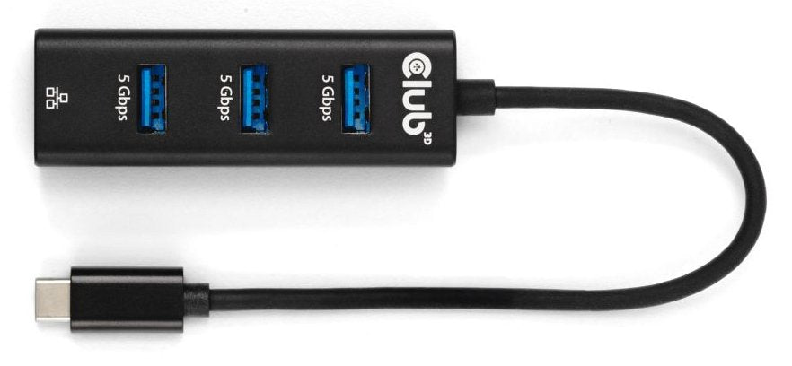 EAN 8719214473167 - CLUB3D CSV-1549 hub de interfaz USB Tipo C 5000 Mbit/s Negro imagen 1
