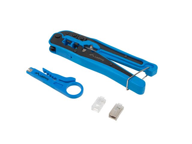 EAN 5901969418217 - Lanberg NT-0303 crimpadora Juego de herramientas Negro, Azul imagen 1