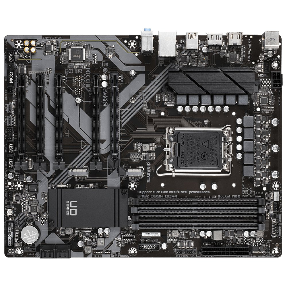 EAN 4719331850746 - GIGABYTE B760 DS3H DDR4 placa base Intel B760 Express LGA 1700 ATX imagen 5