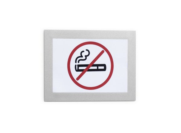 Marco Informativo Durable Duraframe A6 Autoadhesivo 2 Piezas Plateado