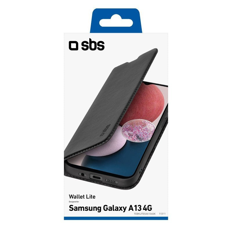 EAN 8018417411311 - SBS TEBKLITESAA134GK funda para teléfono móvil 16,8 cm (6.6") Funda cartera Negro imagen 2