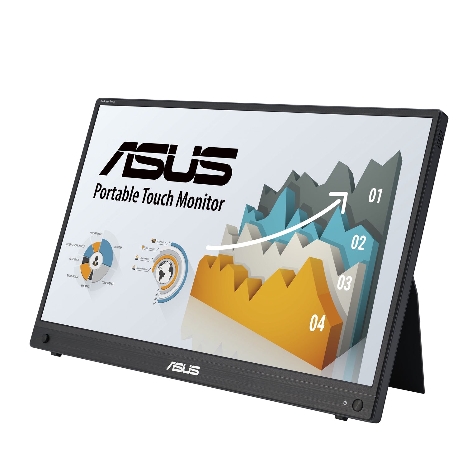 EAN 4711081804482 - ASUS ZenScreen MB16AHT pantalla para PC 39,6 cm (15.6") 1920 x 1080 Pixeles Full HD Pantalla táctil Negro imagen 2