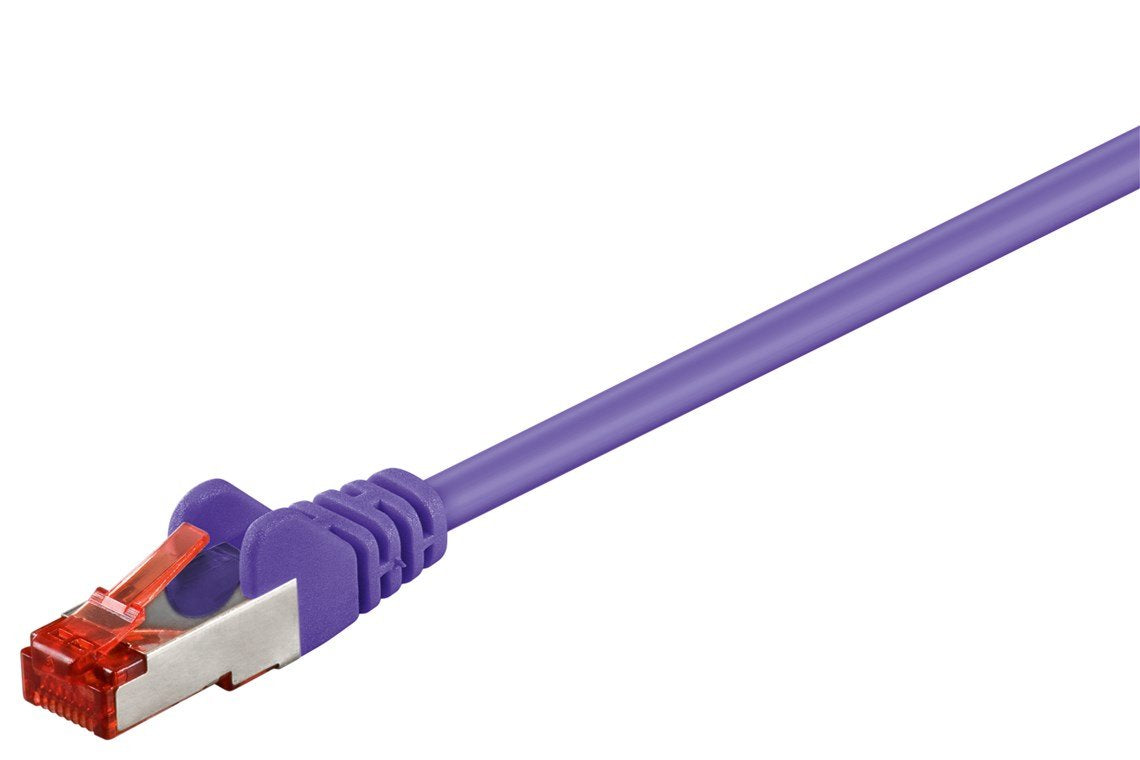 Patch-Kabel Cat6 7,5m Violett S/Ftp 2xrj45, Lsoh, Cu