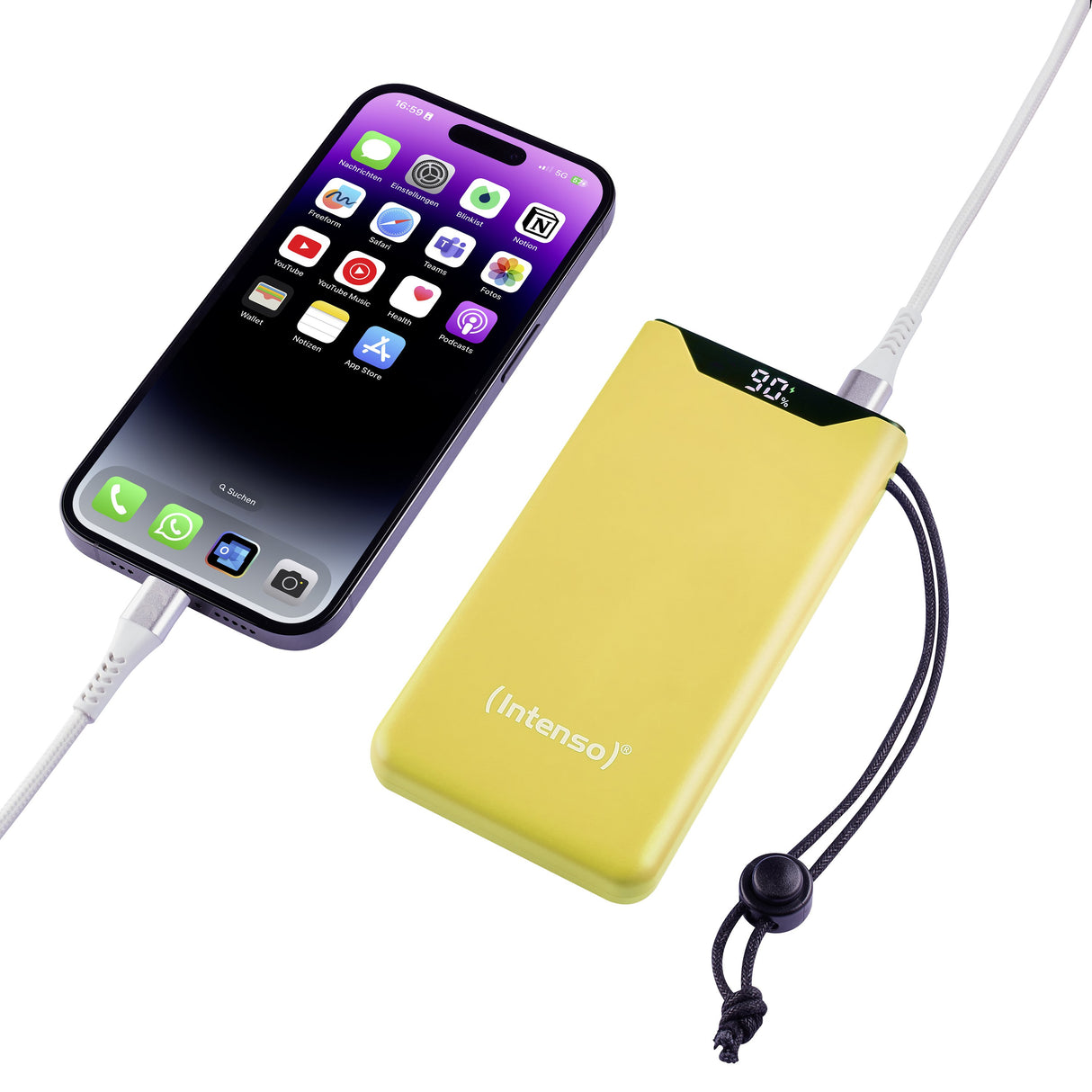 EAN 4034303034345 - Intenso 7332039 batería externa Polímero de litio 10000 mAh Amarillo imagen 5