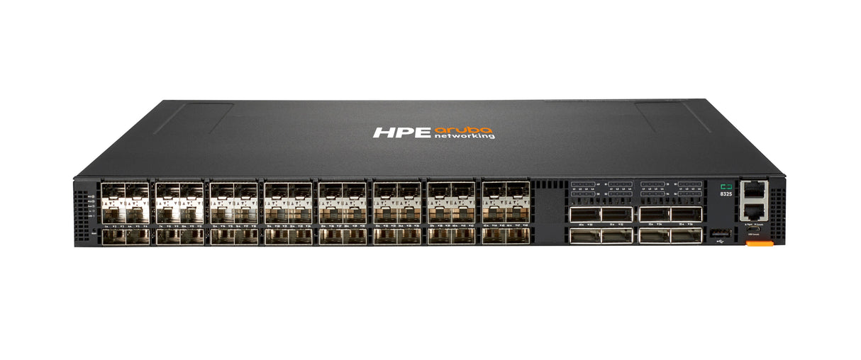 EAN 190017327761 - HPE Aruba Networking CX 8325-48Y8C 48p 25G SFP/+/28 8p 100G QSFP+/28 FB 6 Fans 2 PSU Bundle imagen 1
