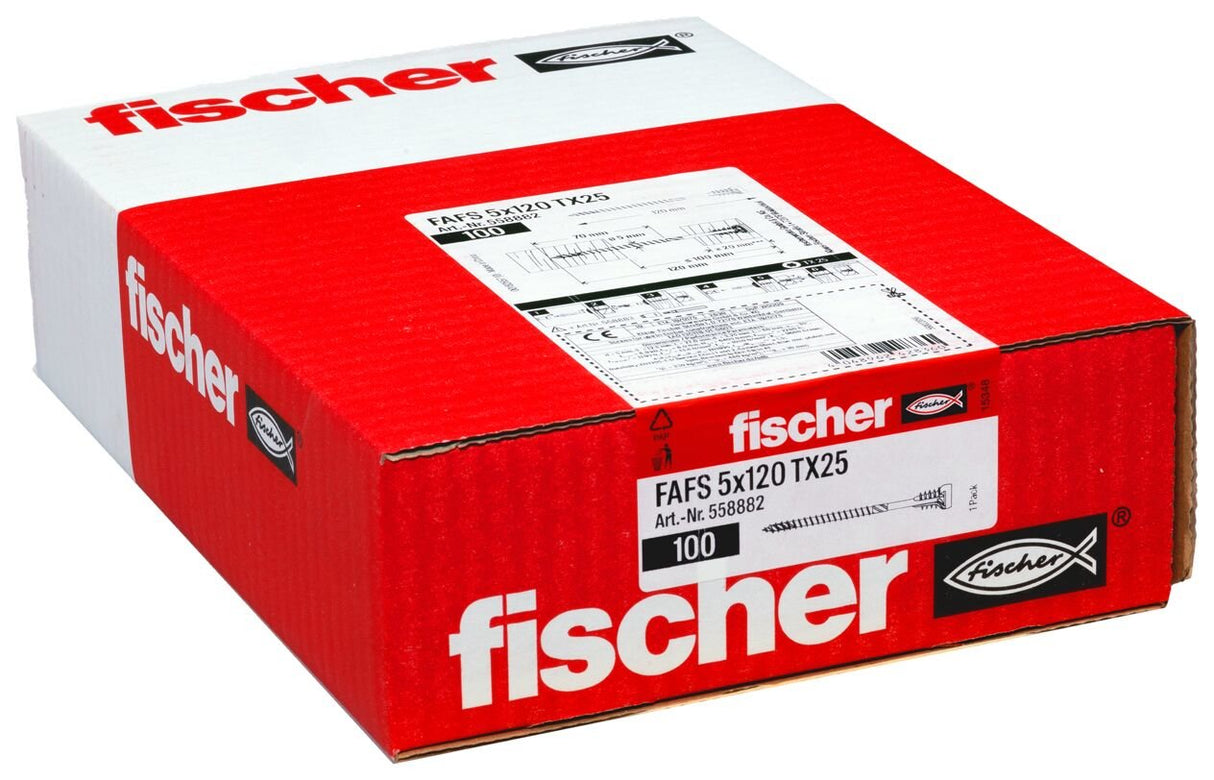 EAN 4048962428360 - Fischer 558882 tornillo/tuerca 120 mm 100 pieza(s) imagen 3