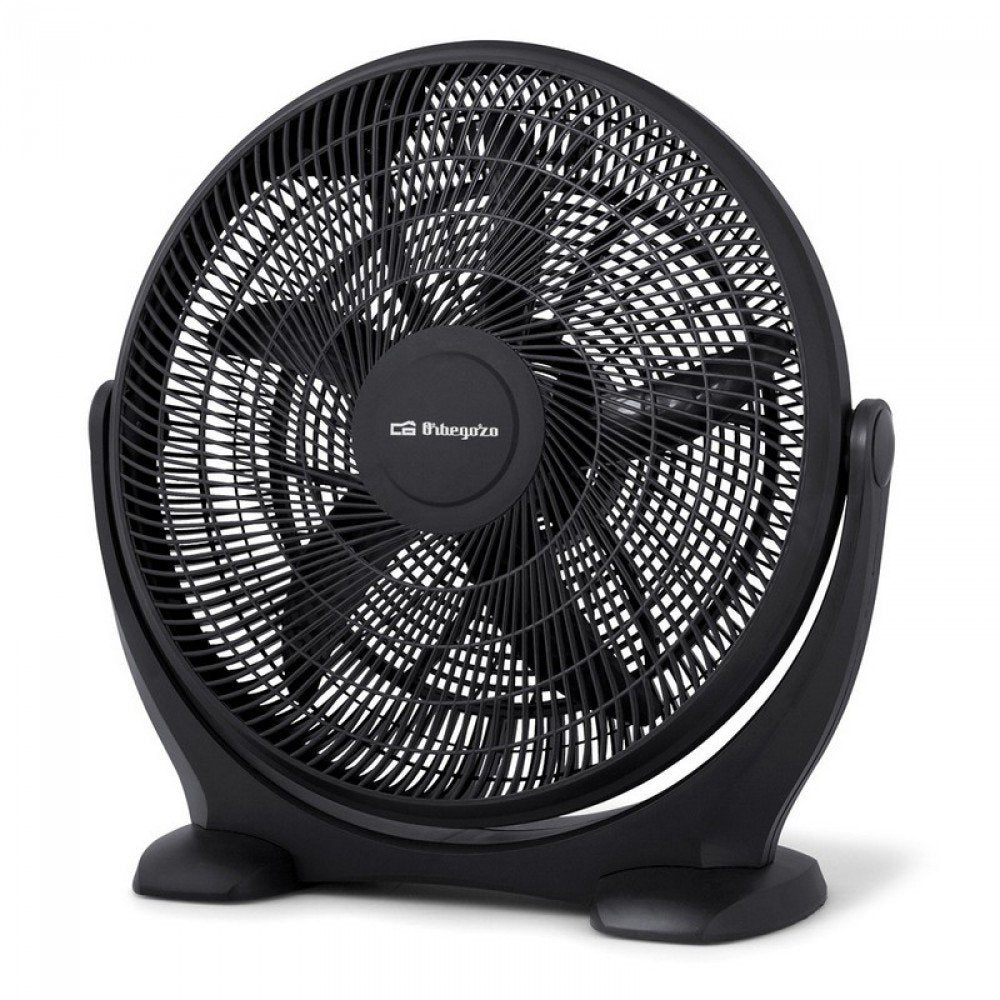 Ventilador De Suelo Orbegozo Power Fan Bf 0150 80w 5 Aspas 50cm 3 Velocidades