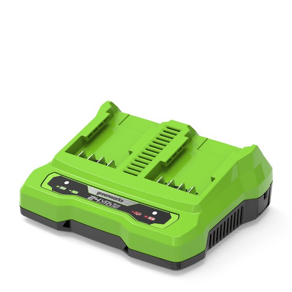 EAN 6952909062464 - Greenworks 24V adowarka 2A dual slot G24X2UC2 - 2931907 Cargador de batería imagen 1