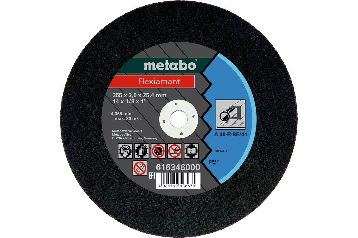 Metabo Flexiamant 355x 3,0 X 25, 4 Mm Stahl